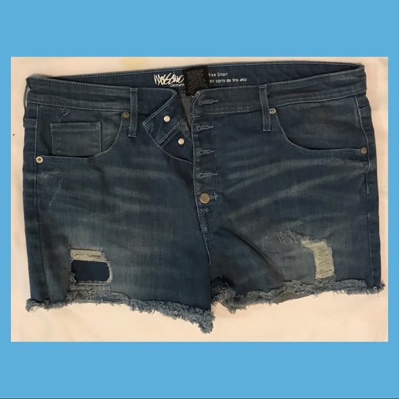 target high waisted jean shorts